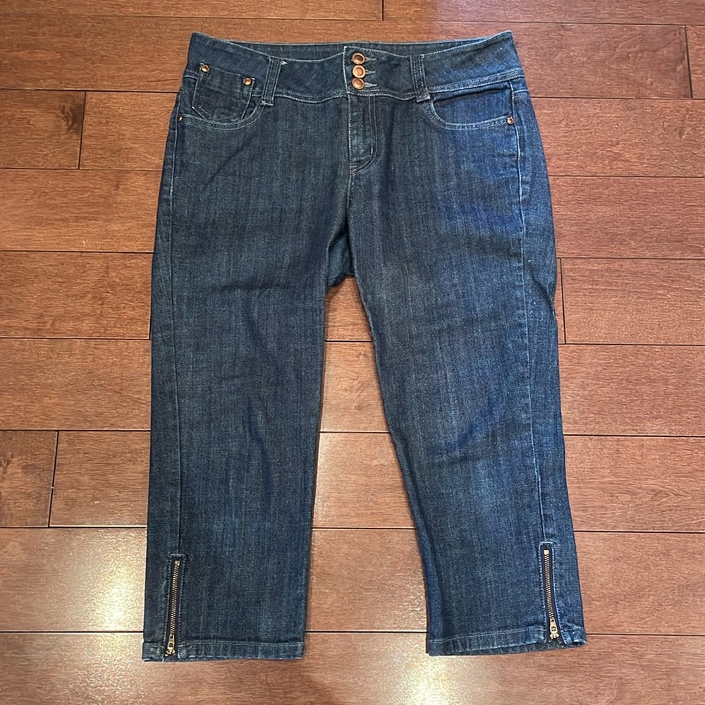 Capri length jeans